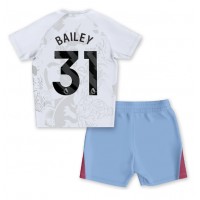 Maglie da calcio Aston Villa Leon Bailey #31 Seconda Maglia Bambino 2023-24 Manica Corta (+ Pantaloni corti)